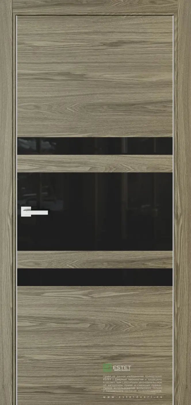 Межкомнатная дверь Урбан 6 Орех-шаде Коричневый