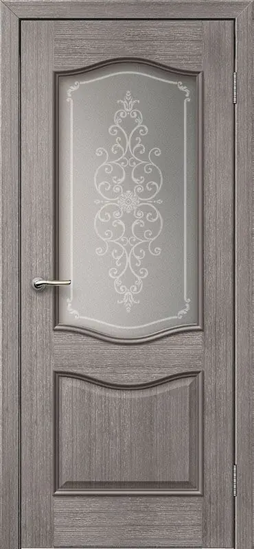 Межкомнатная дверь Классика-3 ПО Акация Серый
