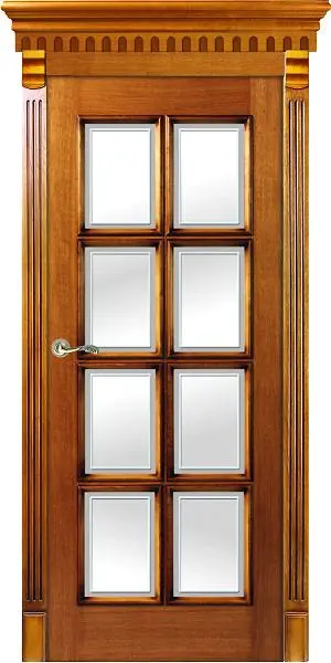 Межкомнатная дверь Мадрид 2 ПО анегри тон2 Светлый Анегри