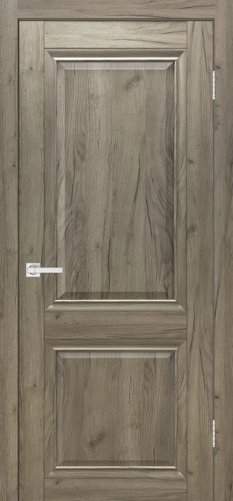 Межкомнатная дверь YD Евро 4 ПГ дуб крафт серый Серый