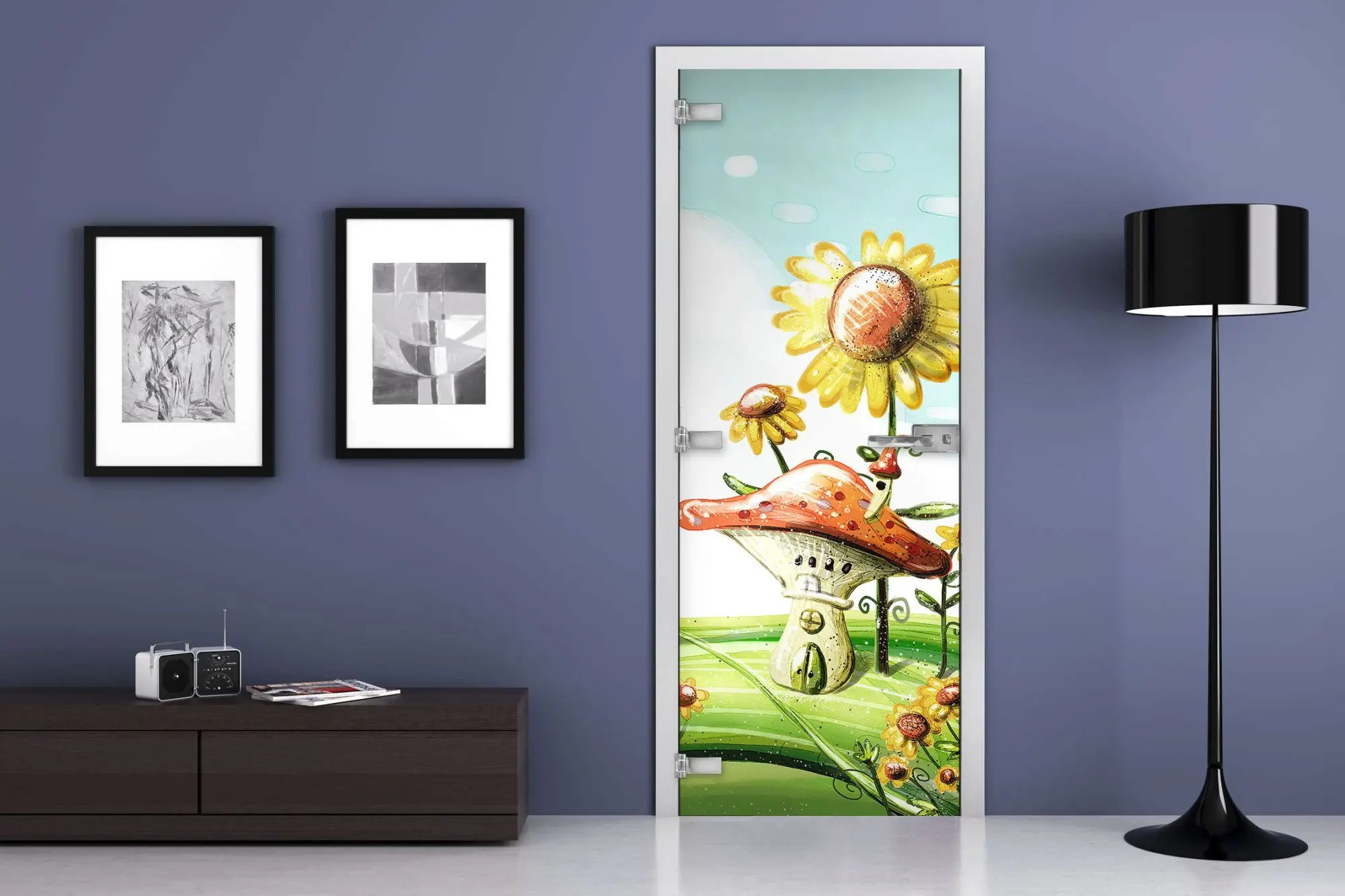 Дверь стеклянная MG-Kids 6