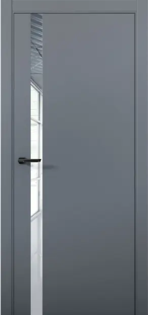 Межкомнатная дверь Pd 7 Палладий ABS Антрацит Антрацит Зеркало