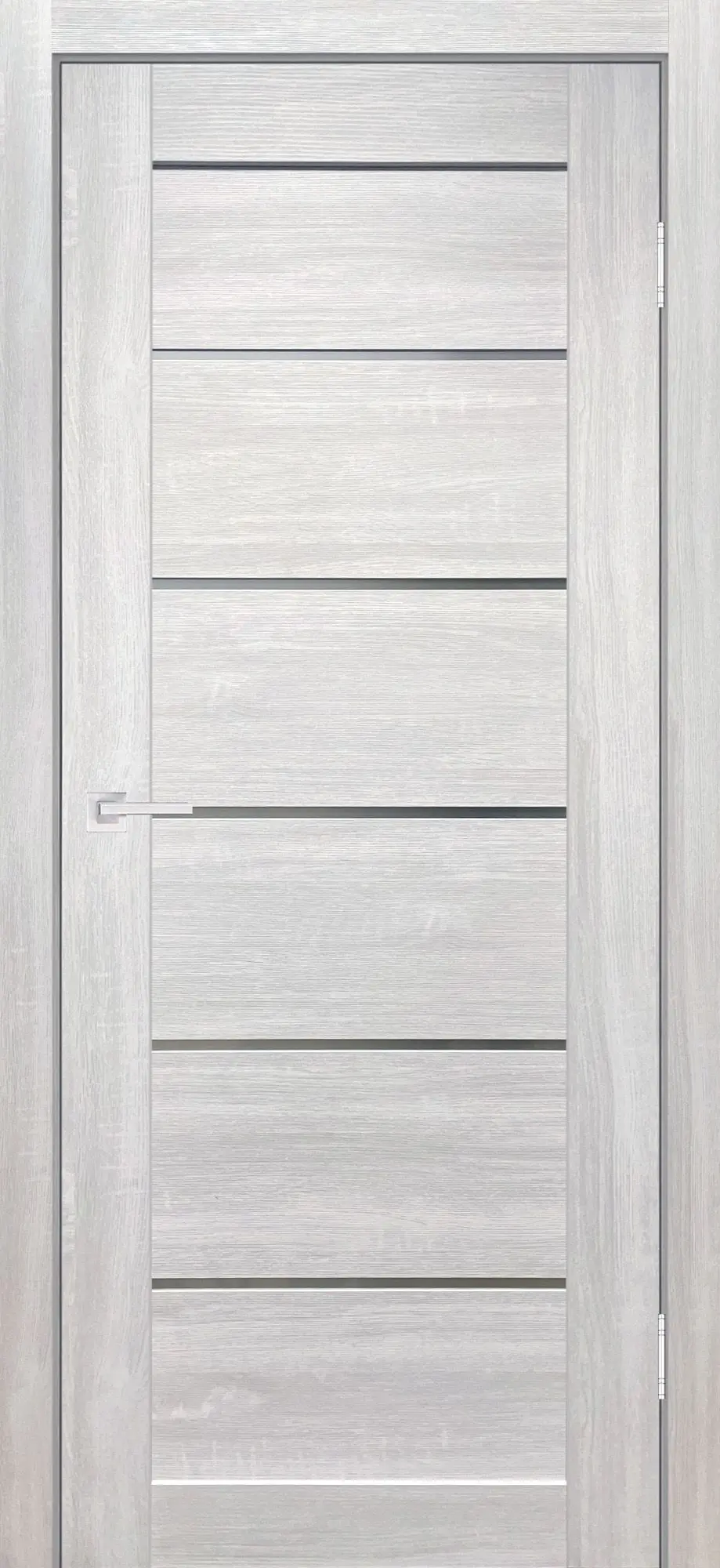 Межкомнатная дверь Форум СТ Сонома белый Светло-серый Сатинат белый