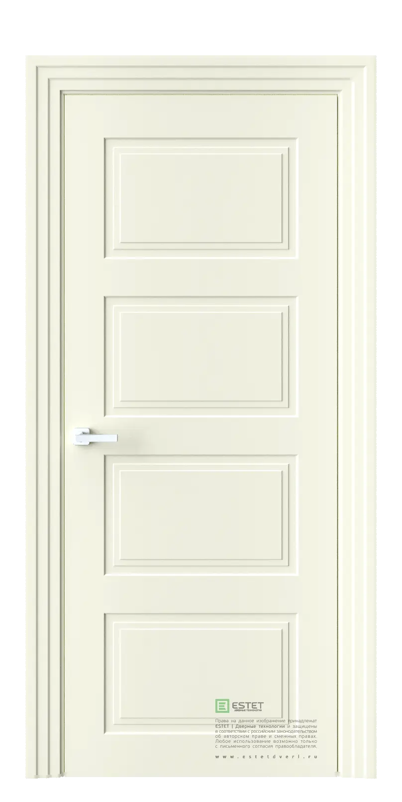 Межкомнатная дверь N7 PESCHANIY Слоновая кость