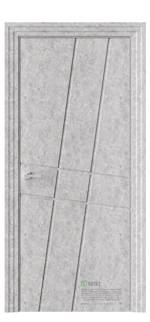 Межкомнатная дверь P15 бетон серый Бетон