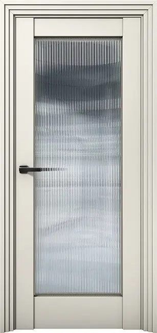 Межкомнатная дверь Ni 5 Никель Магнолия Слоновая кость