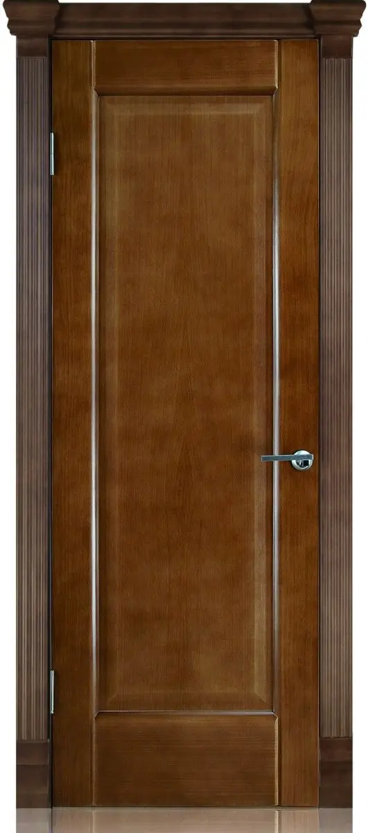Межкомнатная дверь Рубикон ПГ , шпон: анегри тон 1 Темный Анегри