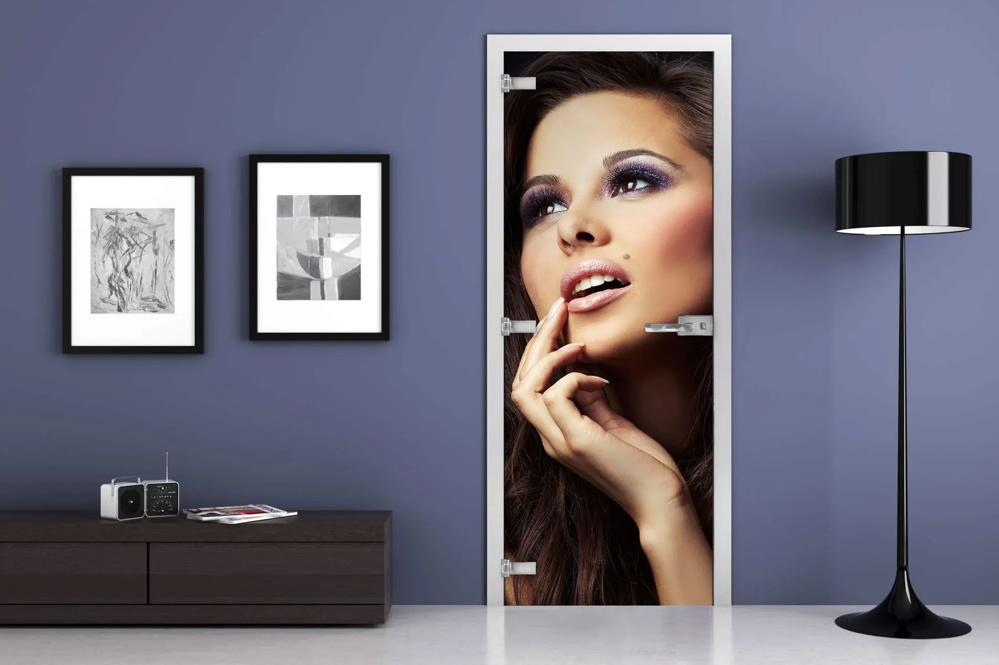 Дверь стеклянная MG-Woman 15