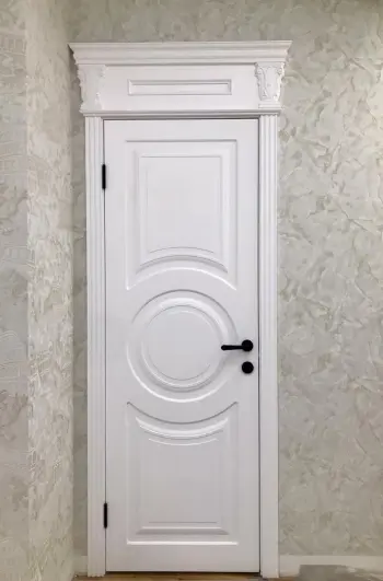 Межкомнатная дверь Сolor Адриана эмаль белая акрил Белый