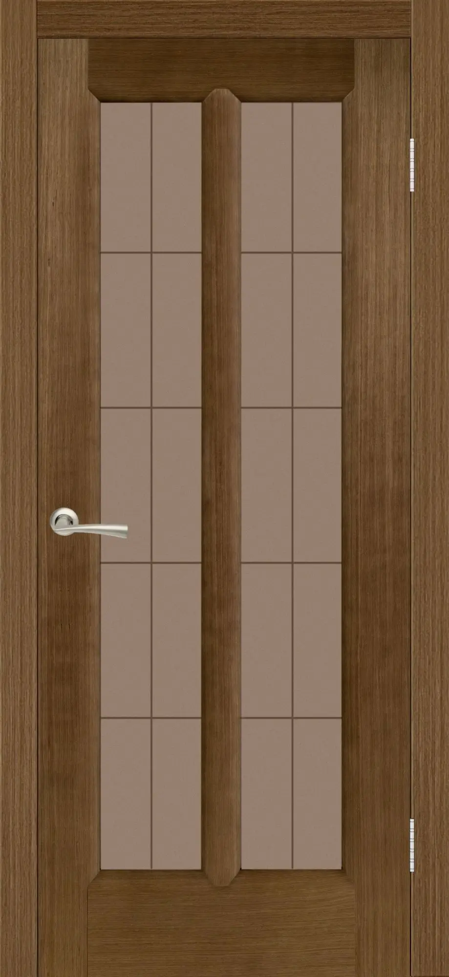 Межкомнатная дверь YD Бриз-2 ПО дуб темный файн лайн Тёмный