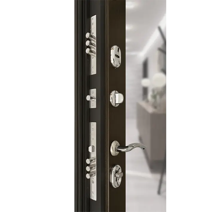 Входная дверь с зеркалом и шумоизоляцией Гранит М8 Комфорт