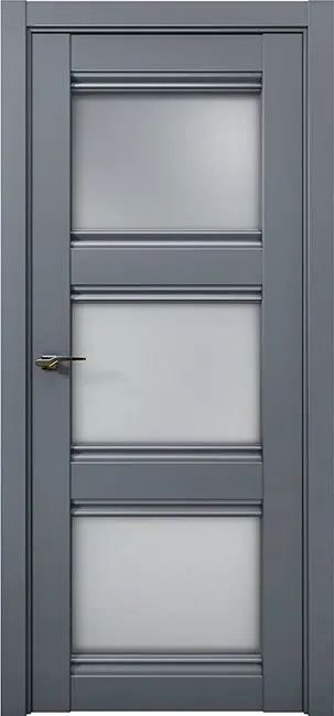 Межкомнатная дверь Co 24 Кобальт Антрацит Антрацит Сатинат белый