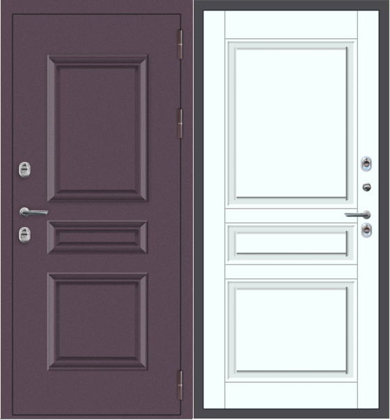 Дверь входная уличная с терморазрывом YoDoors-63 Термо