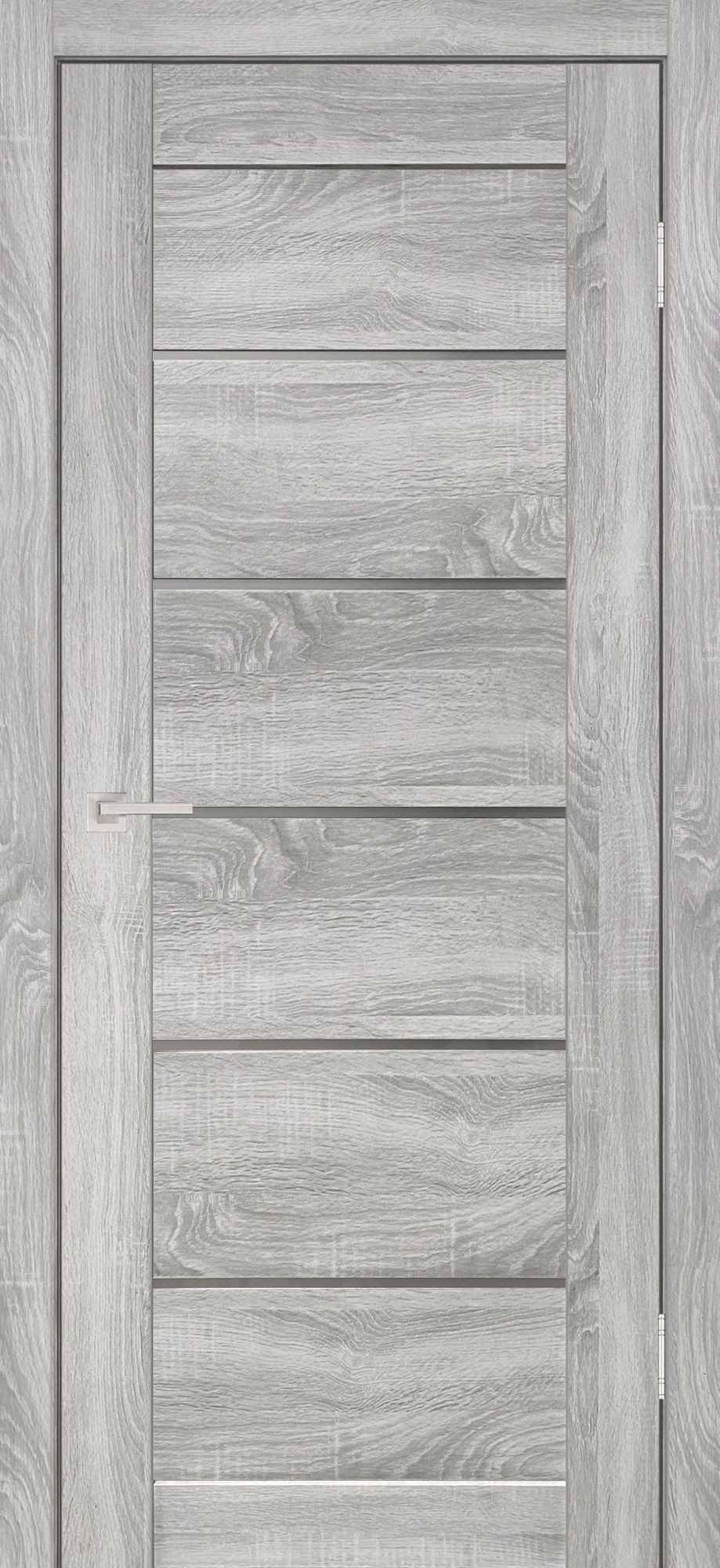 Межкомнатная дверь Форум СТ лайт сонома Серый Сатинат белый
