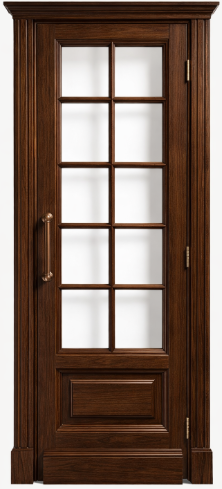 Толстая дверь из массива дерева ИМ-2