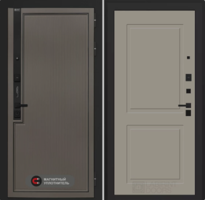 Входная дверь с шумоизоляцией Лабиринт Лаб 1 Про (панель 11 капучино)