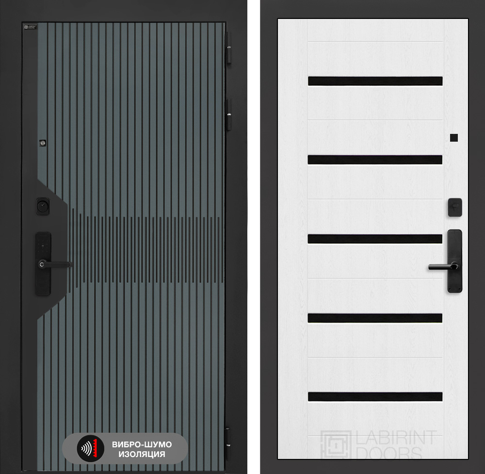 Межкомнатная дверь Смартлаб белое дерево
