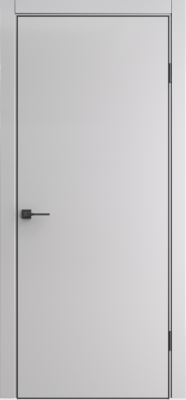 Portika Porta-50 4AB (кромка AL, цвет черный) Nardo Grey