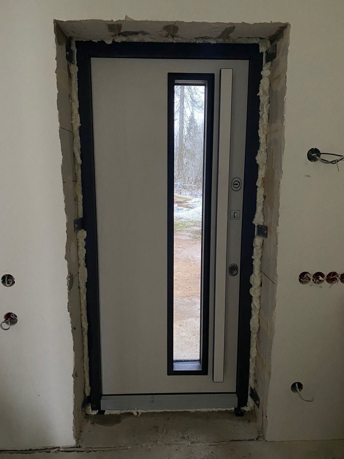 Входная дверь с терморазрывом и стеклом Sigma Ratex T4 7024