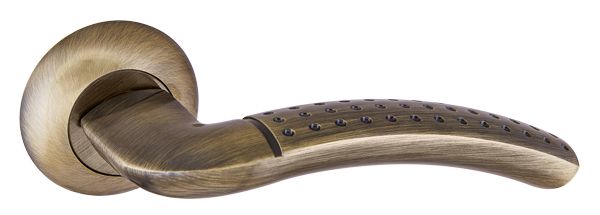 Дверная ручка раздельная PUNTO LOGICA TL ABG-6 зеленая бронза