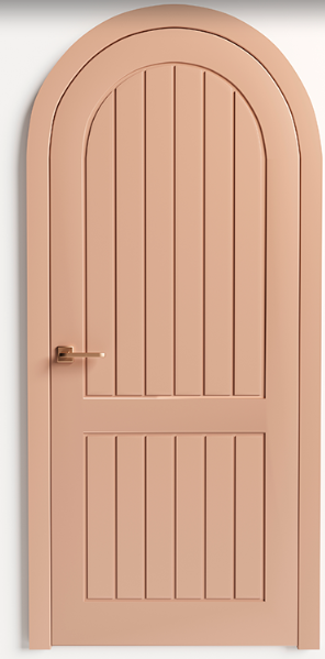 Color Арочная дверь Мемфис эмаль розовая RAL