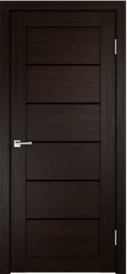 Межкомнатная дверь Linea 1 венге Венге LACOBEL Черный лак