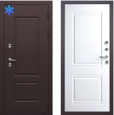 Входная дверь с терморазрывом Броня Консул 2 RAL 8017