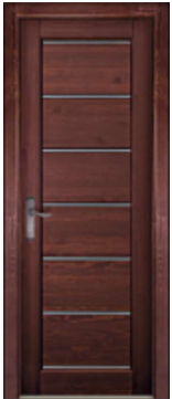 Межкомнатная дверь Премьер+ ПГ Сосна махагон браш
