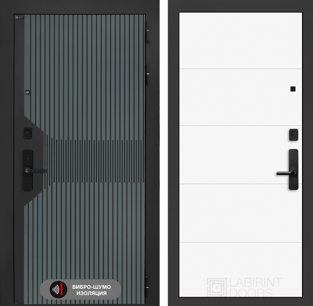 Межкомнатная дверь Смартлаб белый мягкий