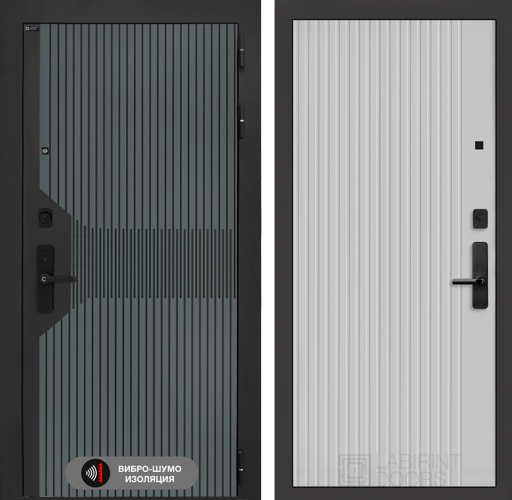 Межкомнатная дверь Смартлаб белый мягкий рельеф