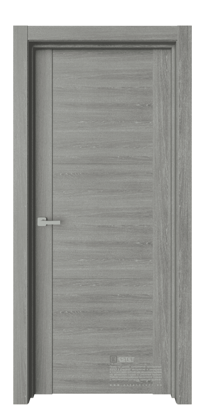 Межкомнатная дверь Тренд Т1 Орех мраморный Серый