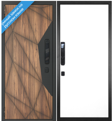 Входная дверь с электронным замком Гранит Континент Смарт