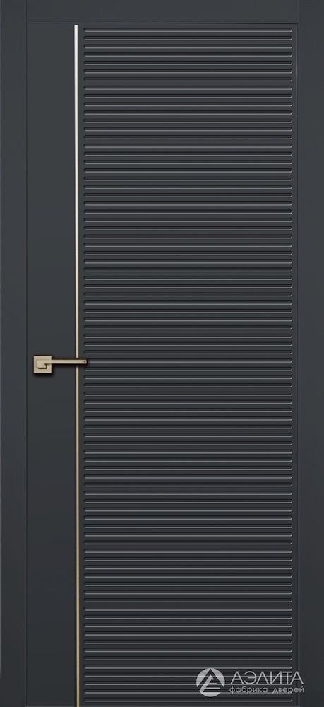 Межкомнатная дверь LEVEL НОТА с молдингом черный