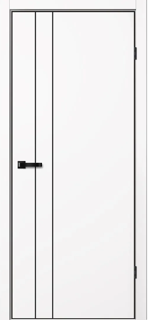 Portika Porta-58 4AB (кромка AL, цвет черный) Alaska