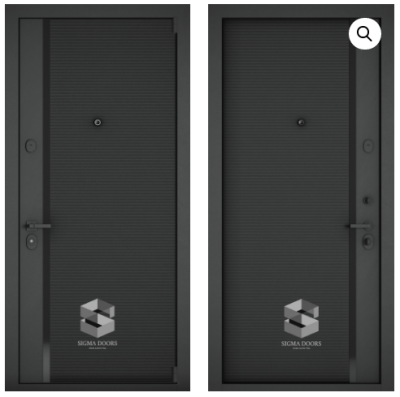Входная дверь с шумоизоляцией Sigma Black Edition