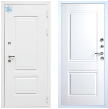 Входная дверь с терморазрывом Броня Консул 2 RAL 9003