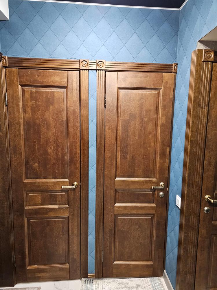 Межкомнатная дверь Валенсия ПГ античный орех ольха Vilario