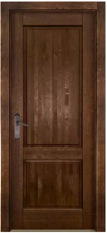 Дверь из ольхи М5 ПГ античный орех