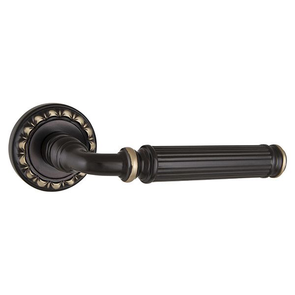 Дверная ручка раздельная PUNTO BELLAGIO MT OBL-20 античный черный