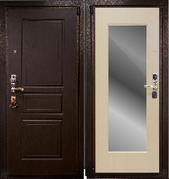 Входная дверь с зеркалом Кондор М3