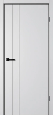 Portika Porta-58 4AB (кромка AL, цвет черный) Nardo Grey