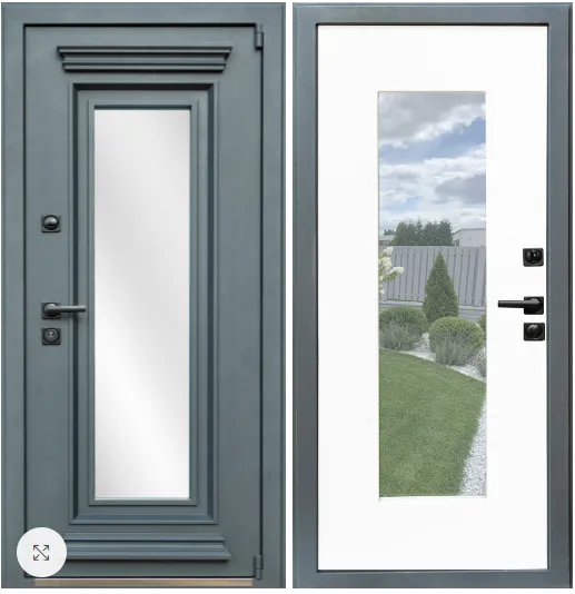 Входная дверь с терморазрывом и стеклом Выбор Термо Стеклопакет