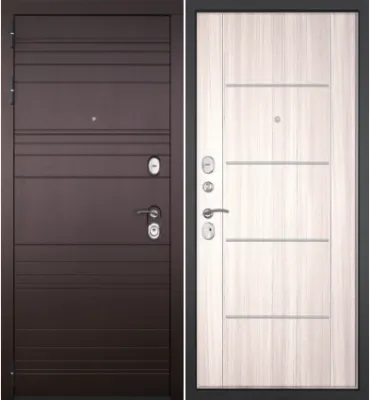Входная дверь с зеркалом и шумоизоляцией Гранит Легион 012 Клен молдинг 18 мм