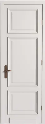 Толстая дверь из массива дерева ИМ-1 эмаль